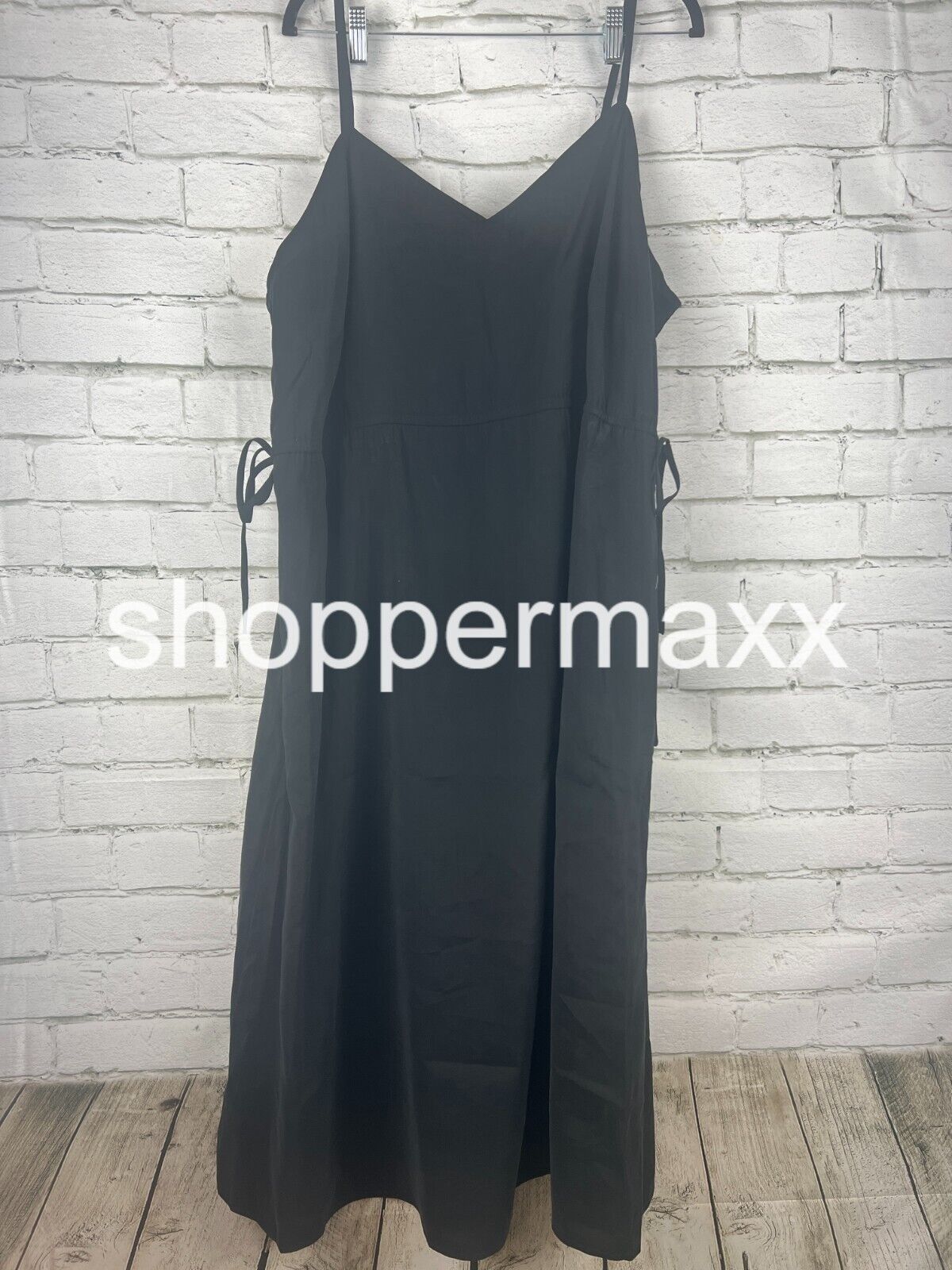 Women's Sandwash Cami Maxi Tank Dress - Universal Thread, Color- Black, Size- 1X