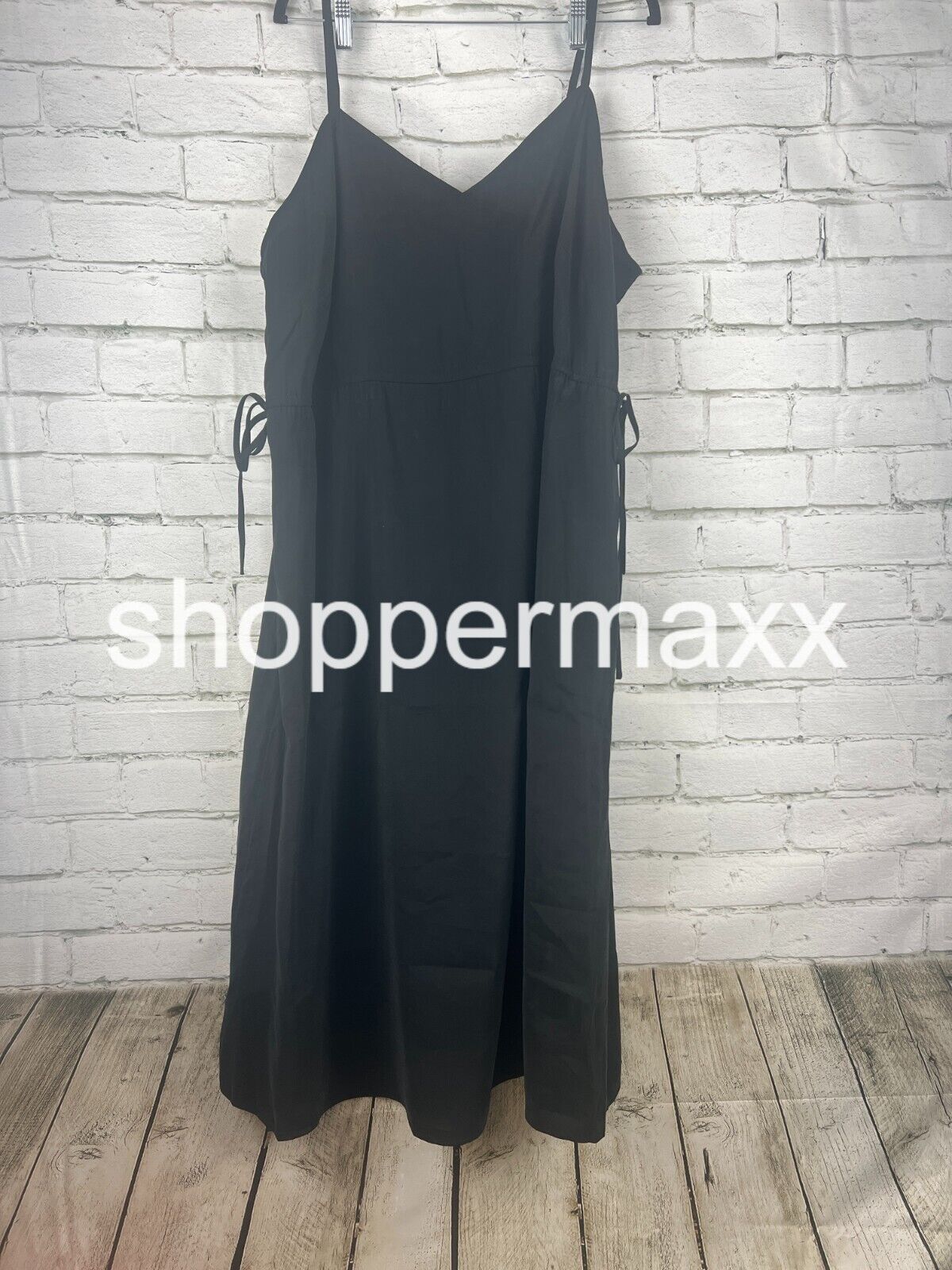 Women's Sandwash Cami Maxi Tank Dress - Universal Thread, Color- Black, Size- 1X