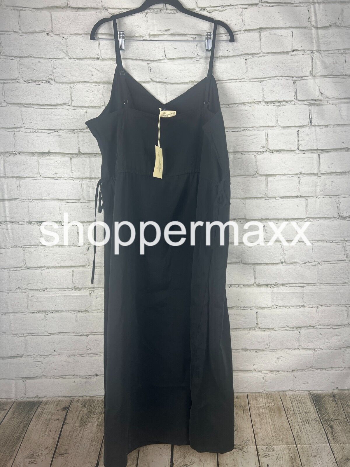 Women's Sandwash Cami Maxi Tank Dress - Universal Thread, Color- Black, Size- 1X