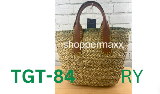 Straw Mini Tote Handbag - Universal Thread, Natural beige, One Size