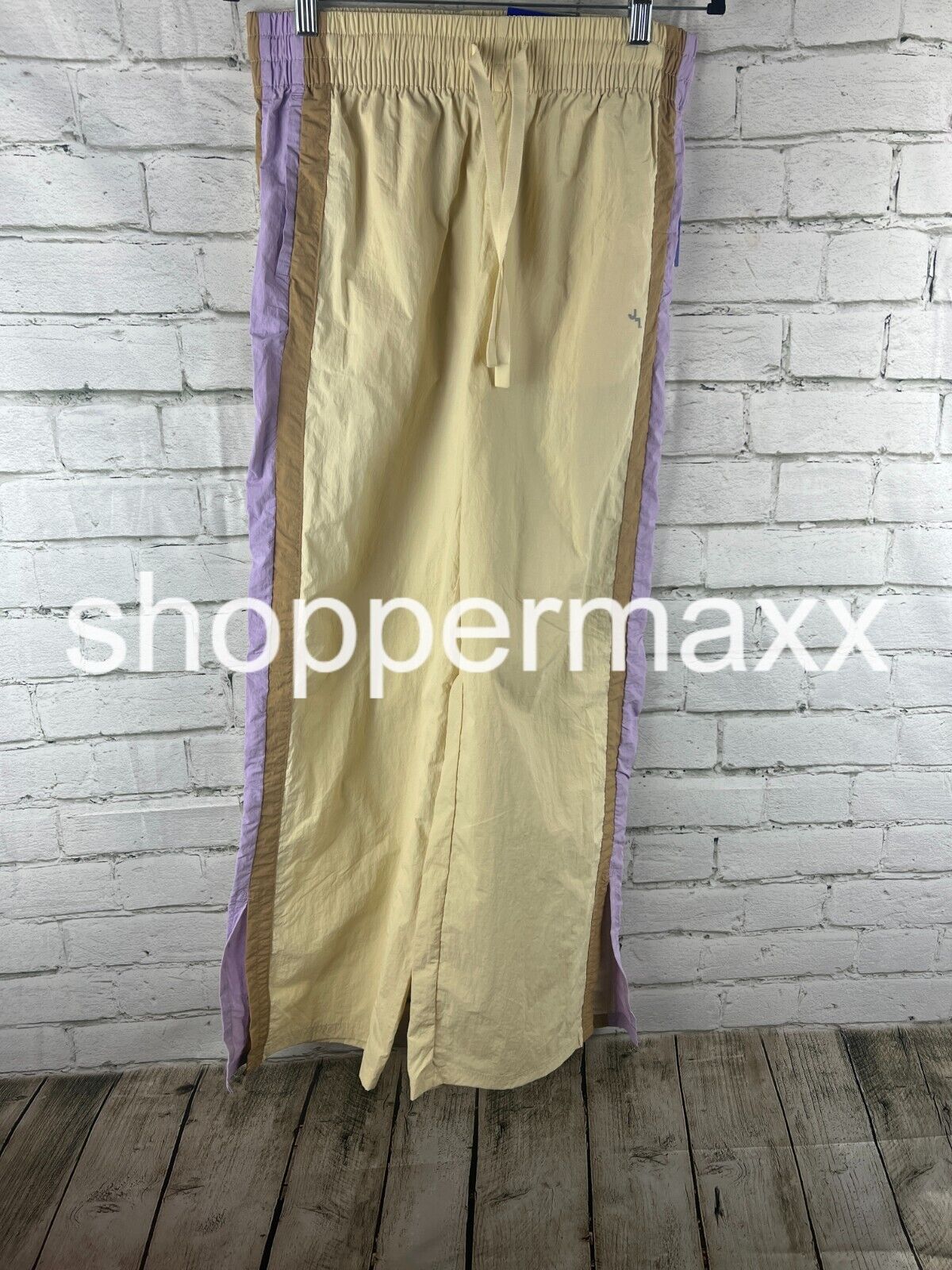 Women's Wide Leg Pants - JoyLab, Color- Ivory, Size- M