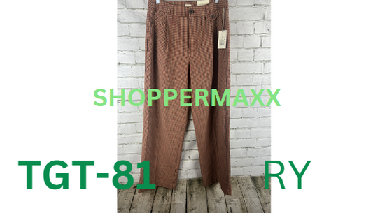 Women's High-Rise Relaxed Fit Full Length Baggy Wide Leg Trousers -A New Day, 10