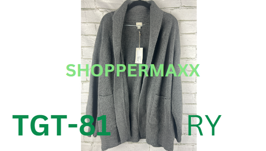 Women's Open Layering Cardigan - A New Day, Dark Gray, Size- XL