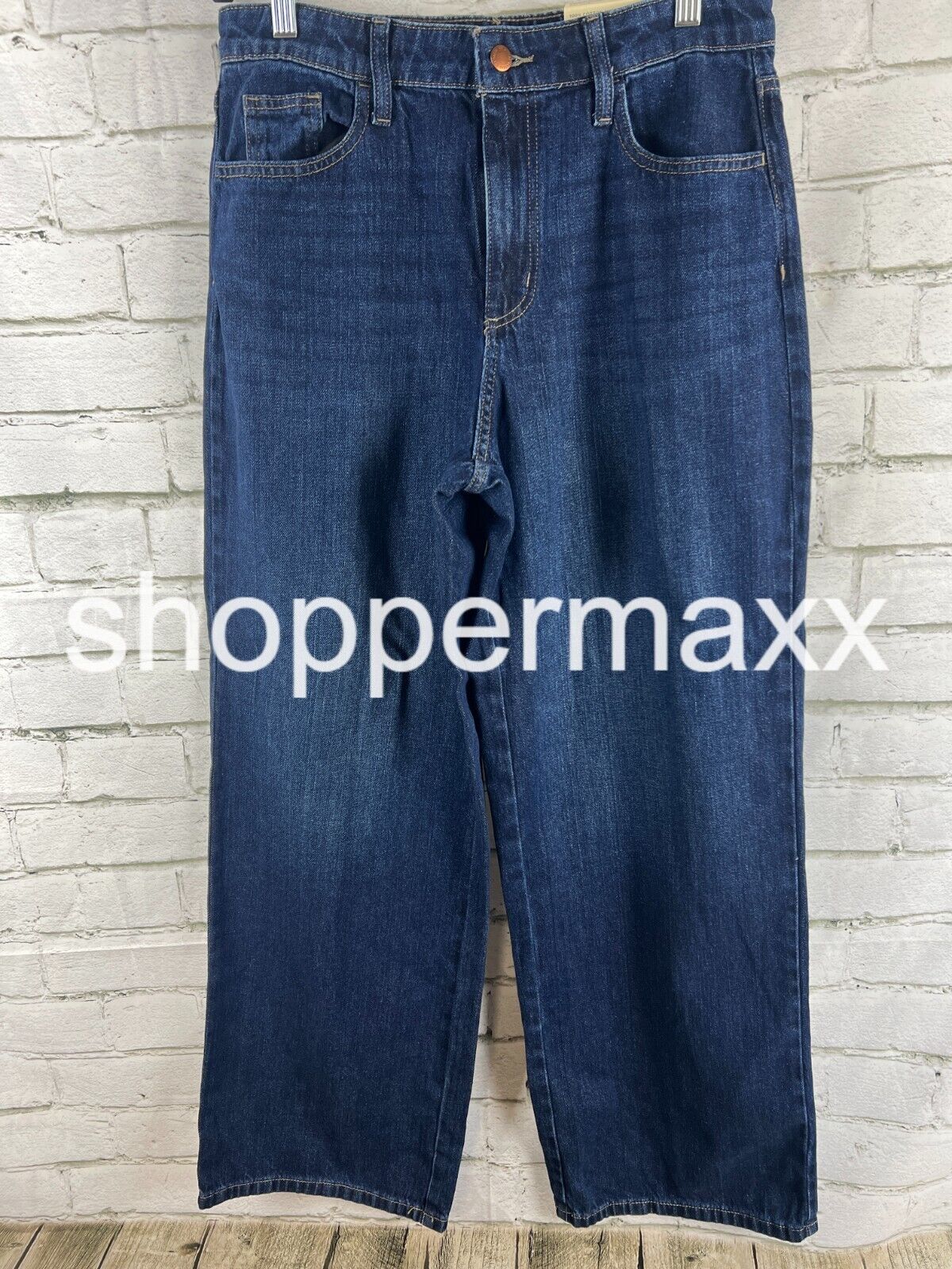 Women's High-Rise Wide Leg Jeans - Universal Thread, Dark Wash, Size- 8