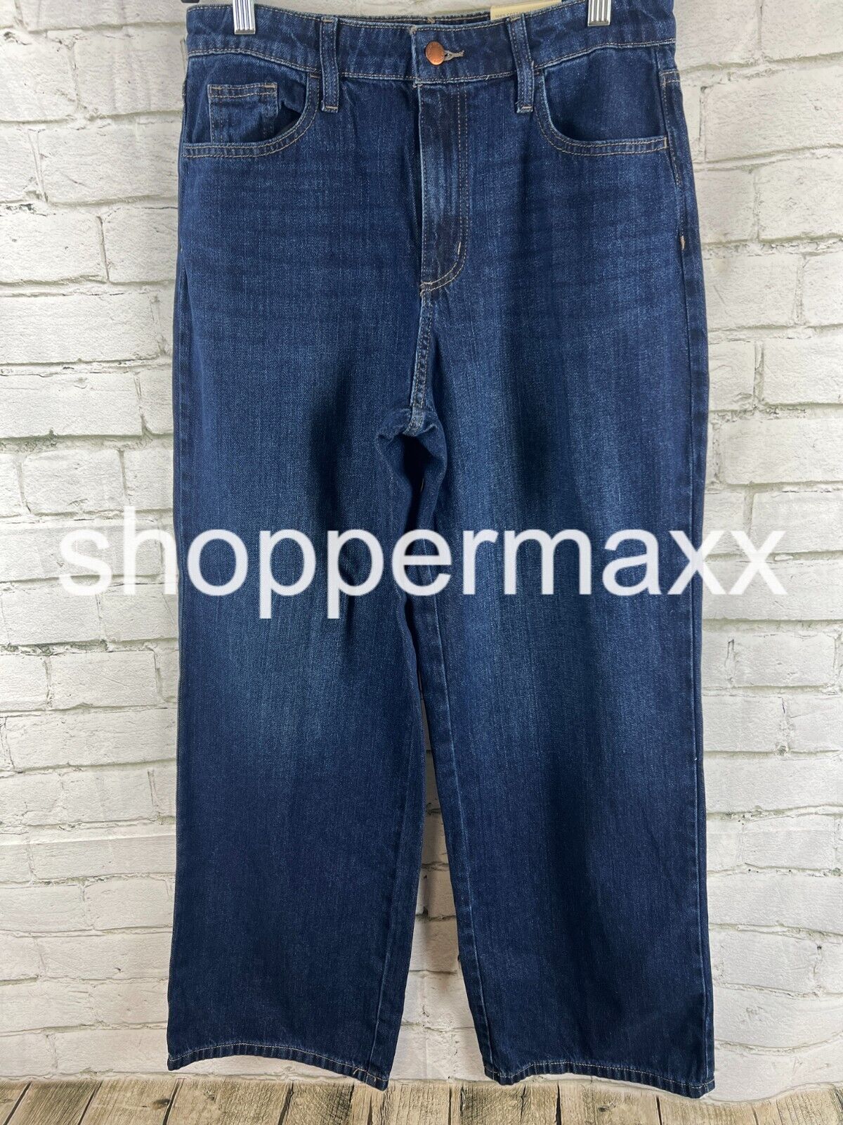 Women's High-Rise Wide Leg Jeans - Universal Thread, Dark Wash, Size- 8