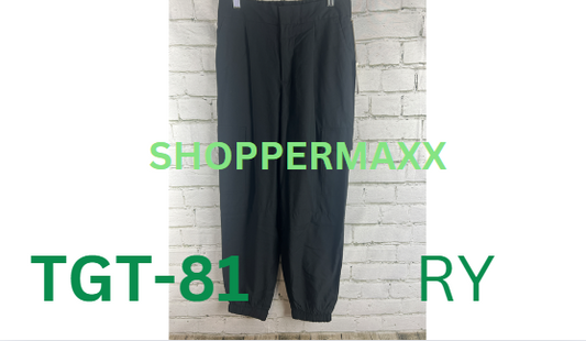 Women's High-Rise Ankle Jogger Pants - A New Day, Color- Black, Size- 6
