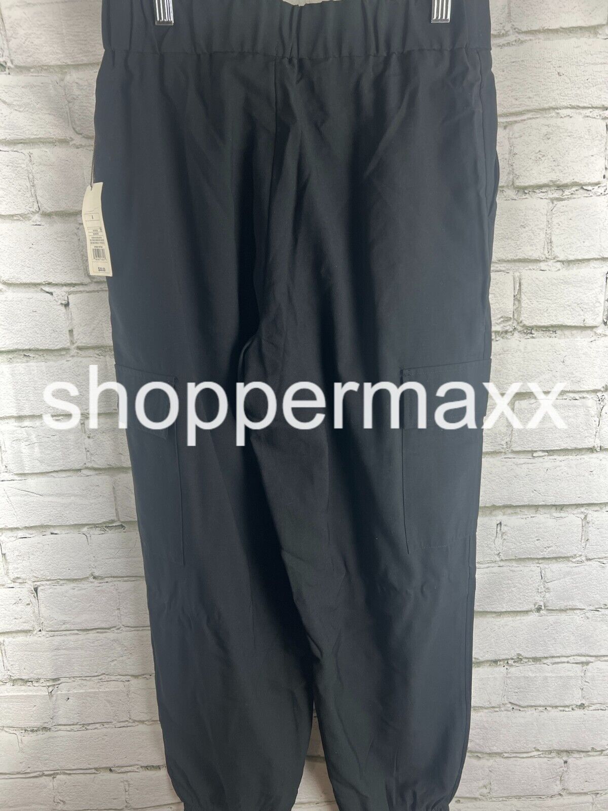 Women's High-Rise Ankle Jogger Pants - A New Day, Color- Black, Size- 6
