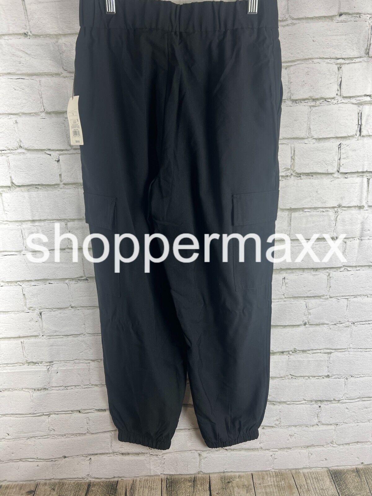 Women's High-Rise Ankle Jogger Pants - A New Day, Color- Black, Size- 6
