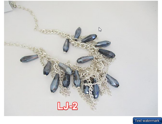 STYLE & CO Silver-Tone Blue Beaded necklace, 16" + 3" extender