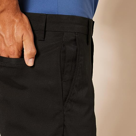 Amazon Essentials Men's Classic-Fit Stretch Golf Pant Black 30Wx30L