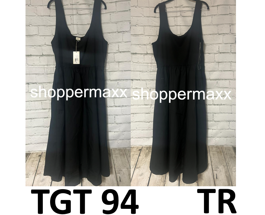 Women's Asymmetrical Midi Ballet Dress - A New Day, Black, Size 2X