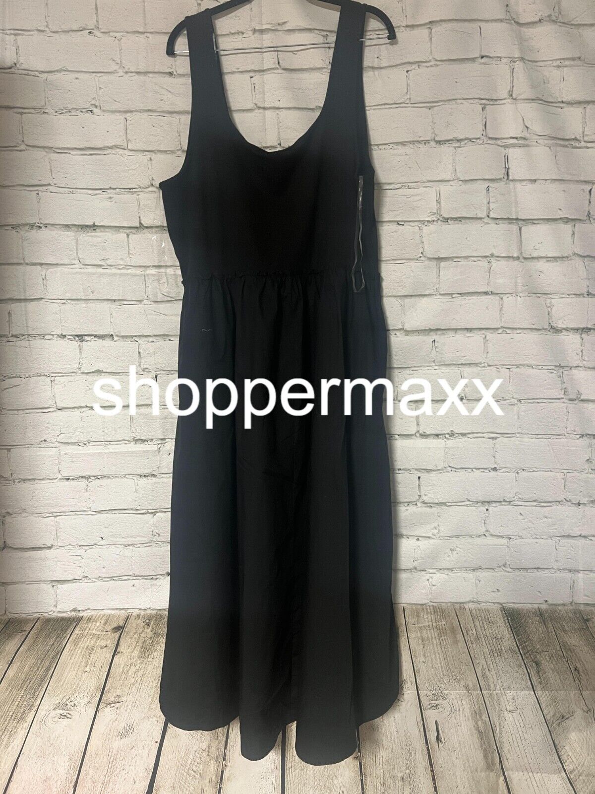 Women's Asymmetrical Midi Ballet Dress - A New Day, Black, Size 2X