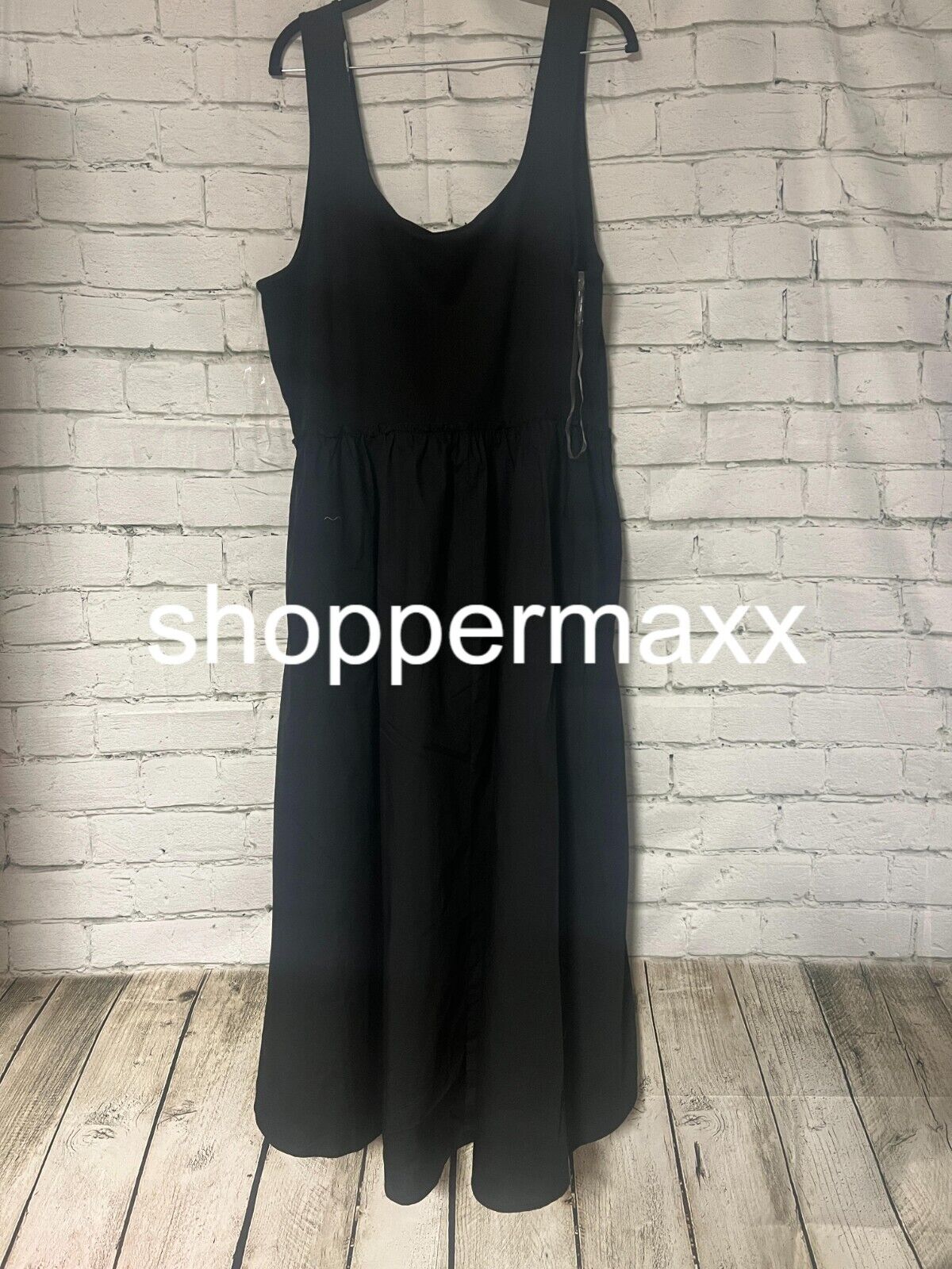Women's Asymmetrical Midi Ballet Dress - A New Day, Black, Size 2X