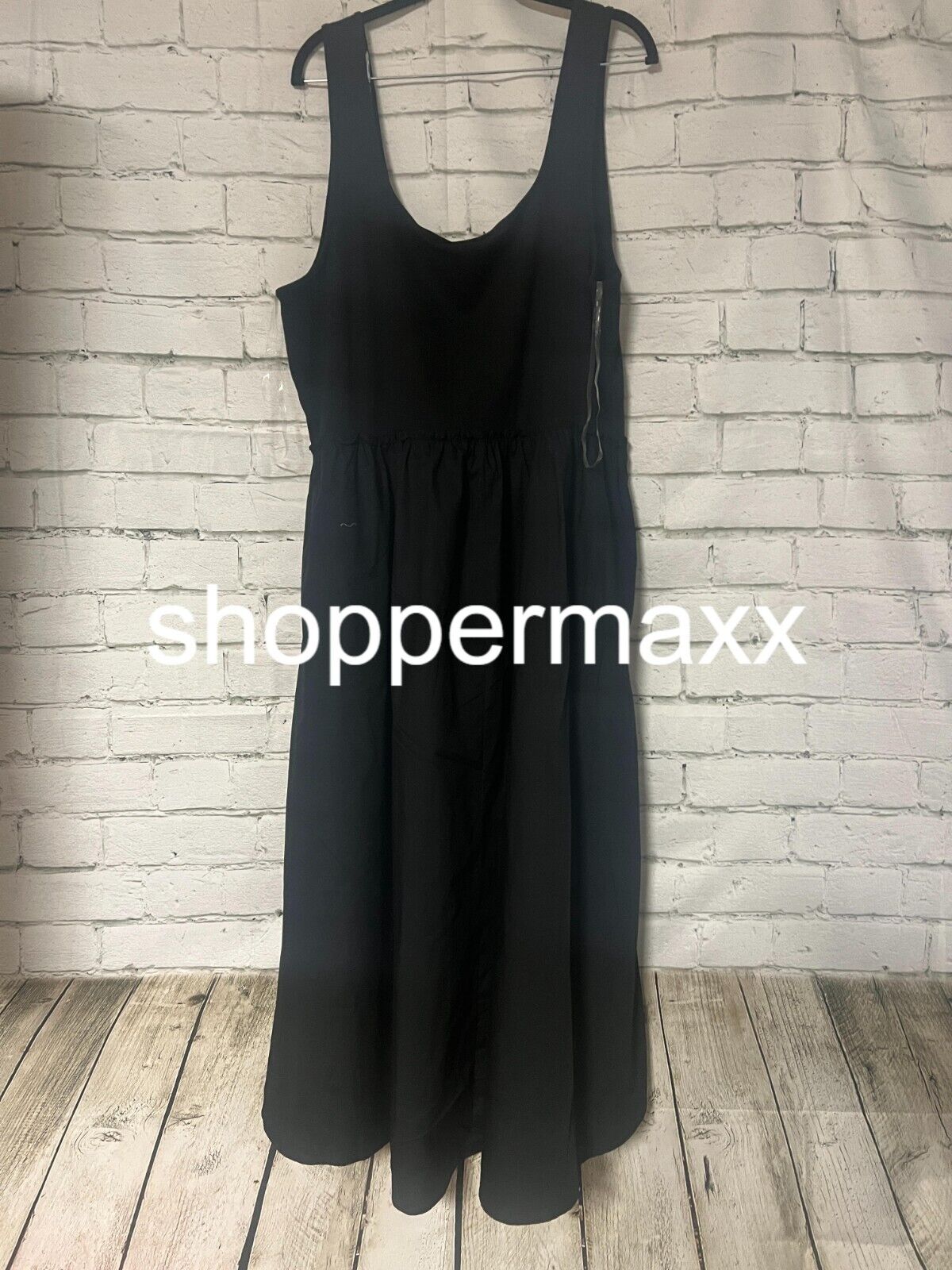 Women's Asymmetrical Midi Ballet Dress - A New Day, Black, Size 2X