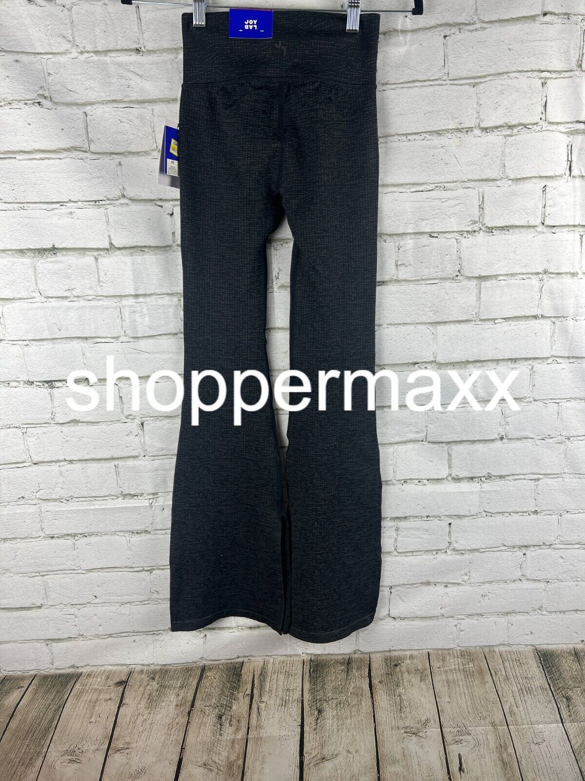 Women's Textured Flare Leggings - JoyLab, Black, XS
