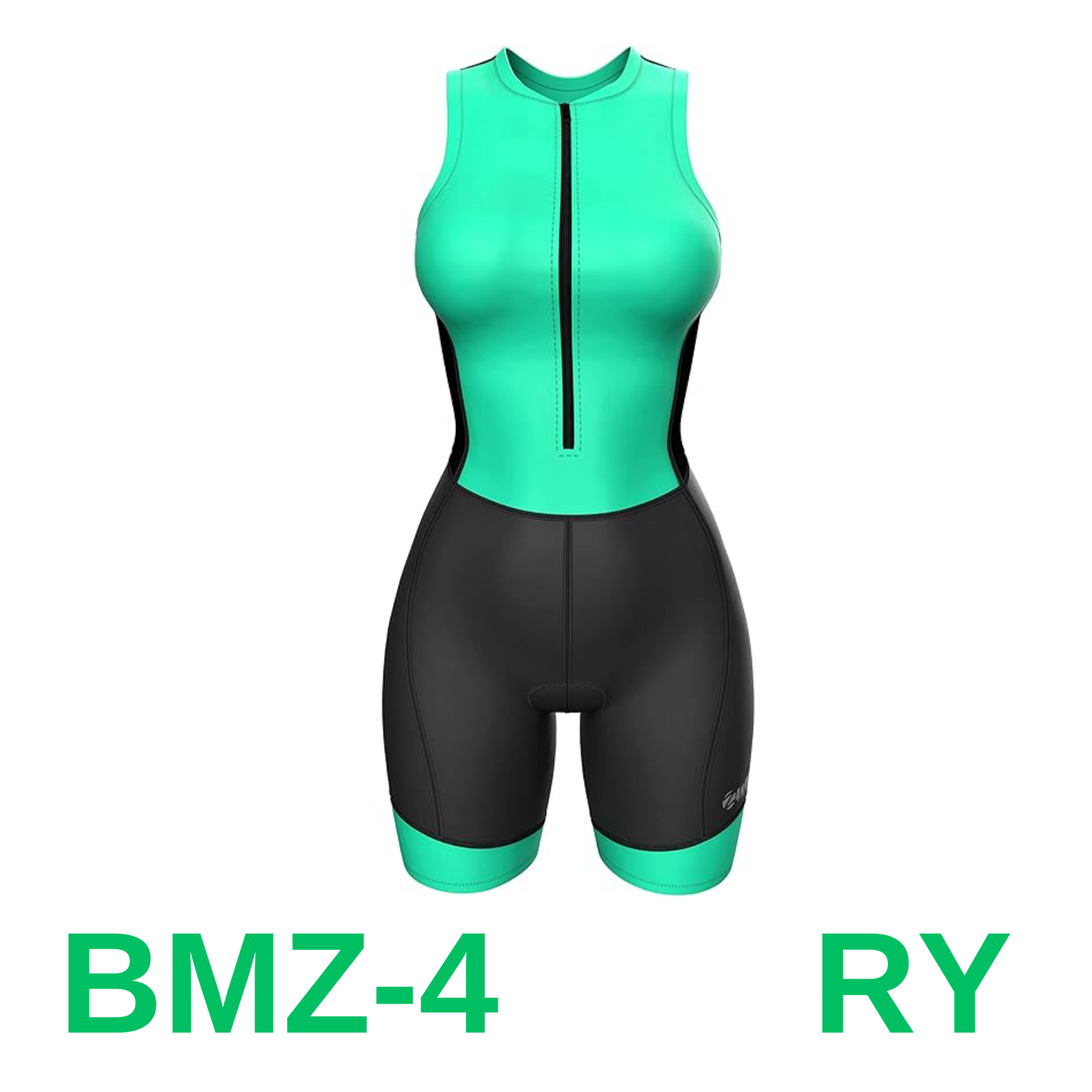 Zimco Active Triathlon Suits Women Triathlon Suit Cycling Trisuit Woman, Mint, L