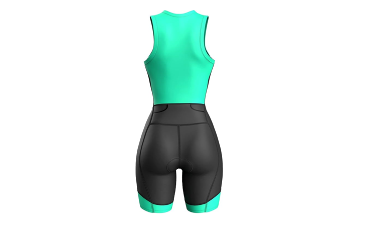 Zimco Active Triathlon Suits Women Triathlon Suit Cycling Trisuit Woman, Mint, L