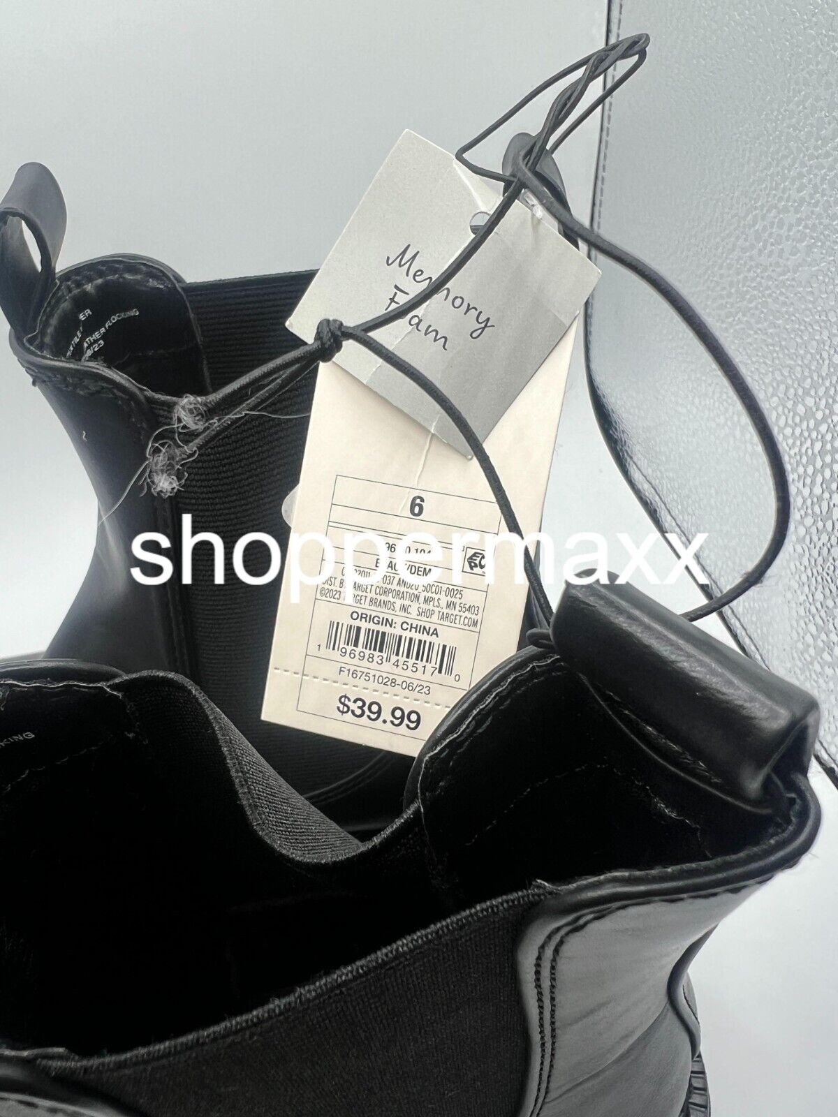 WOMEN'S DEMI CHELSEA BOOTS - A NEW DAY, BLACK, SIZE 6