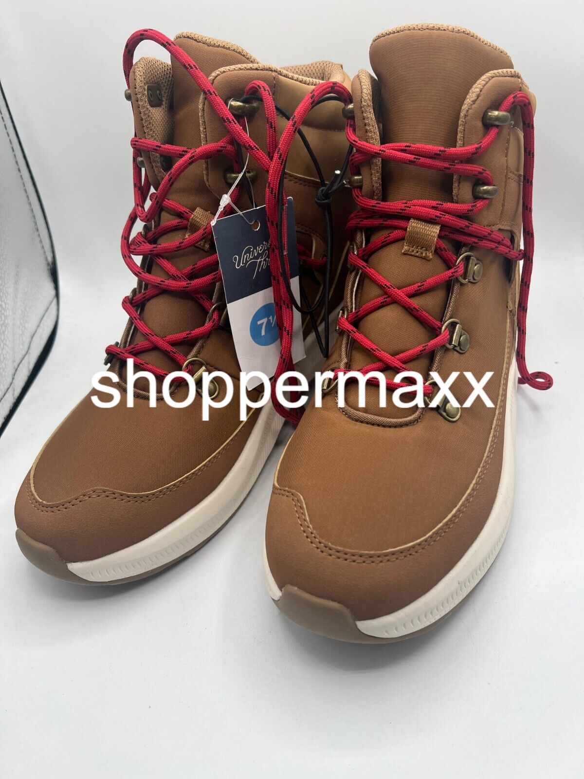 Women's Norah Winter Hiker Boots - Universal Thread, Cognac, Size 7.5