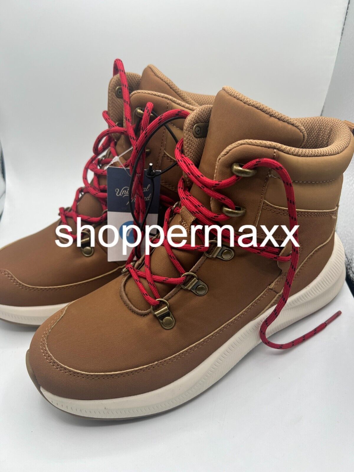 Women's Norah Winter Hiker Boots - Universal Thread, Cognac, Size 7.5