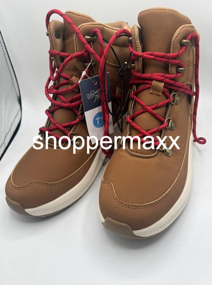 Women's Norah Winter Hiker Boots - Universal Thread, Cognac, Size 7.5