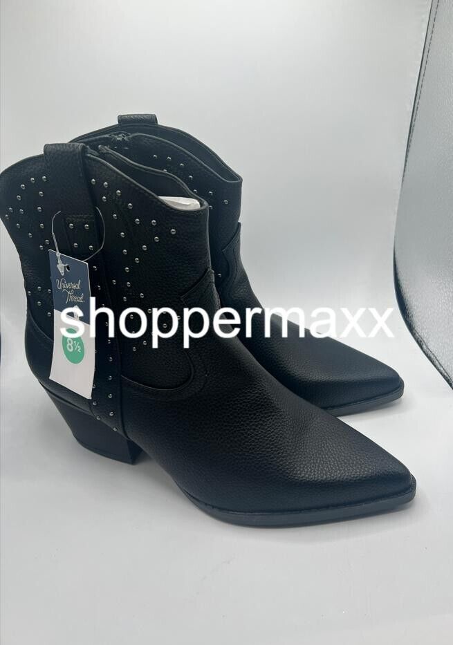 Women's Twyla Western Boots - Universal Thread, Black, Size 8.5