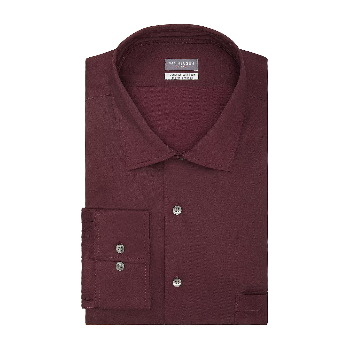 Van Heusen Ultra Flex Men's Regular Fit Wrinkle Free Long Sleeve Dress Shirt 2XL