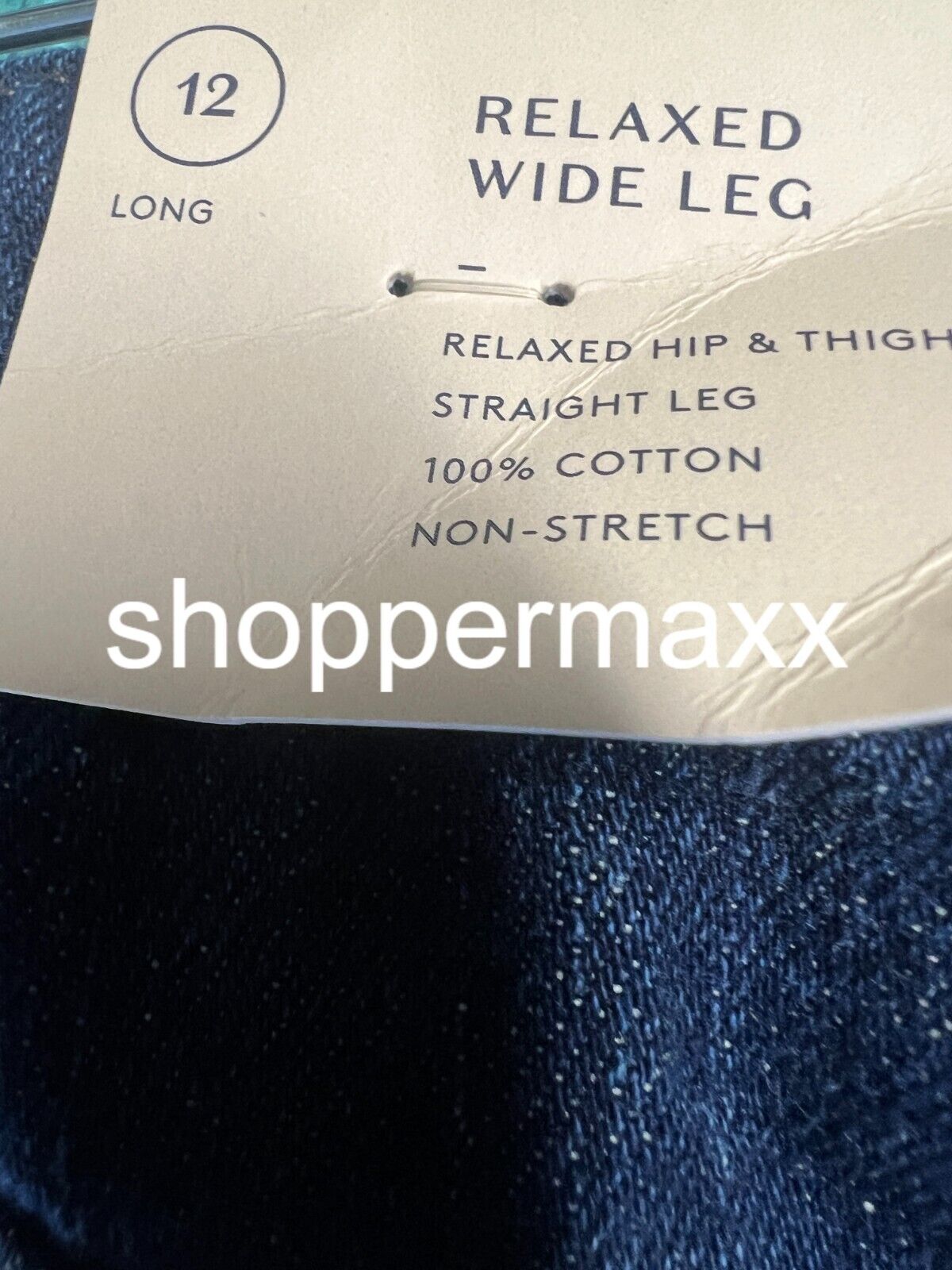 Women's High-Rise Wide Leg Jeans - Universal Thread, Dark Wash, 12 Long