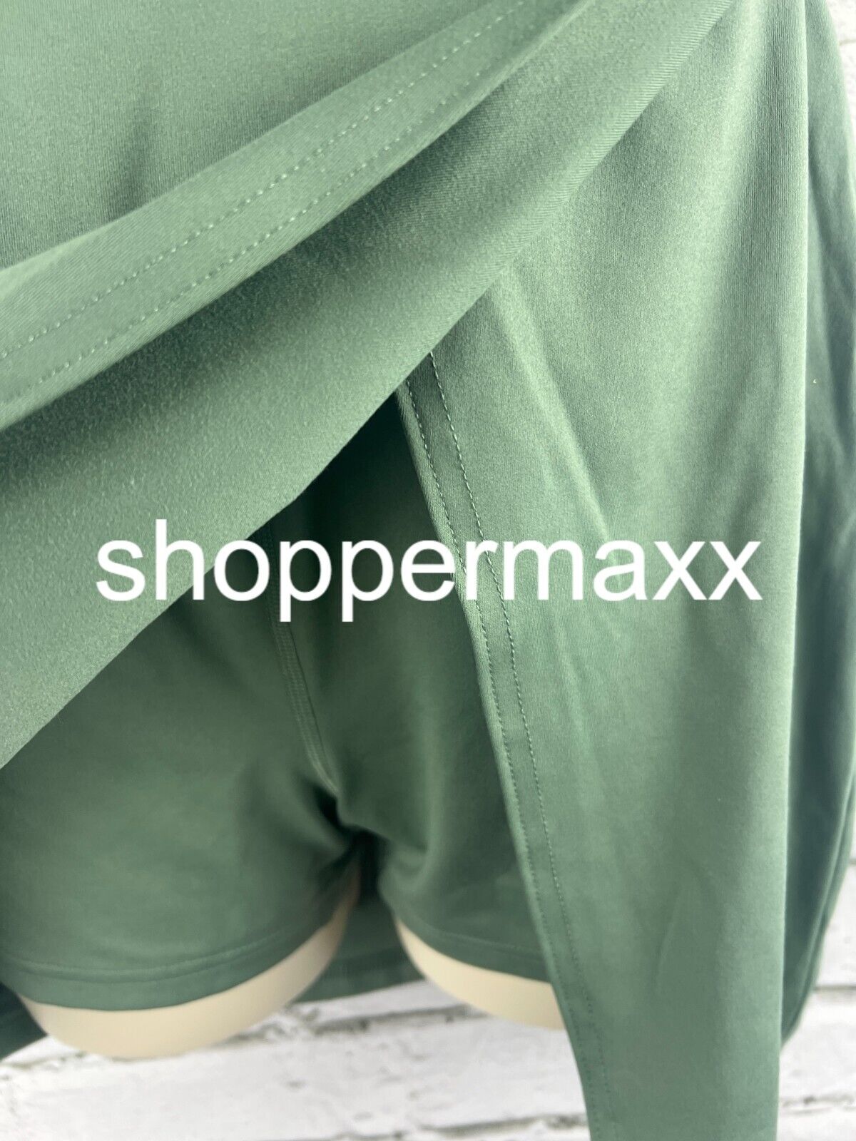 Women's Side-Slit Active Dress side pocket built in brief All in Motion Green, S