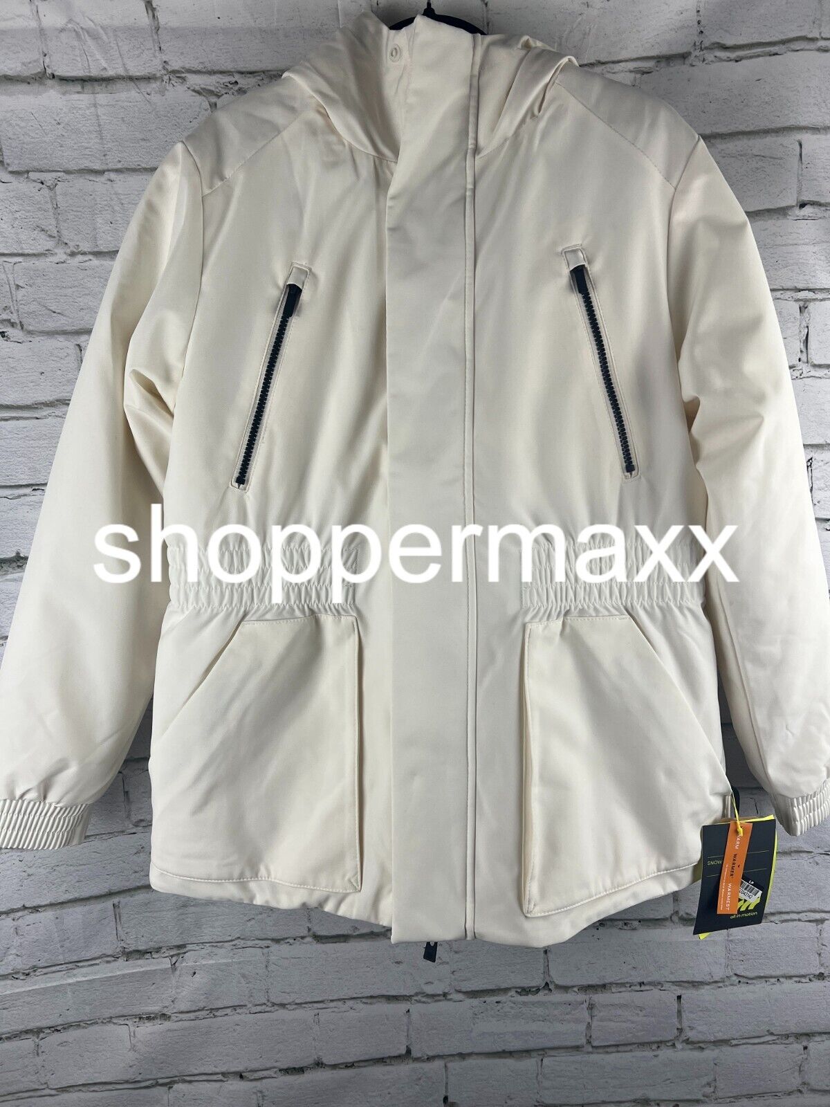 WOMEN'S SNOWSPORT JACKET - ALL IN MOTION, CREAM, MEDIUM