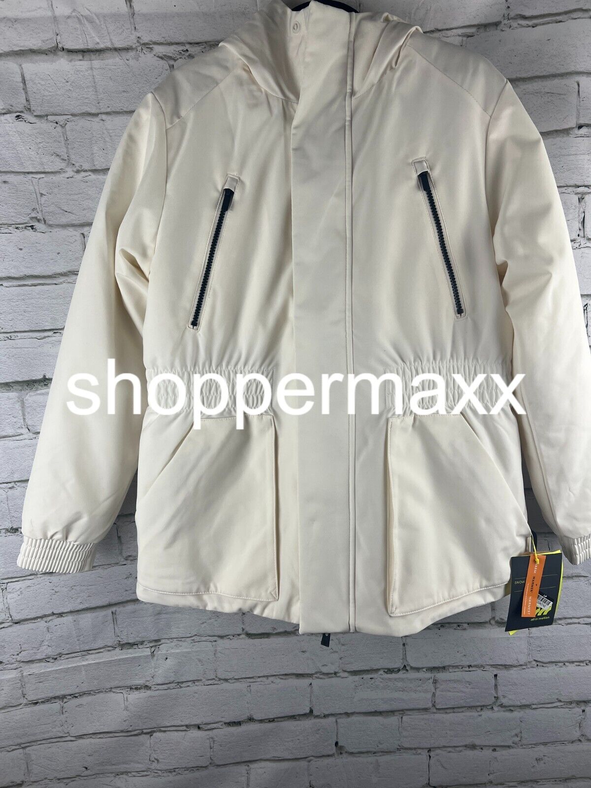 WOMEN'S SNOWSPORT JACKET - ALL IN MOTION, CREAM, MEDIUM