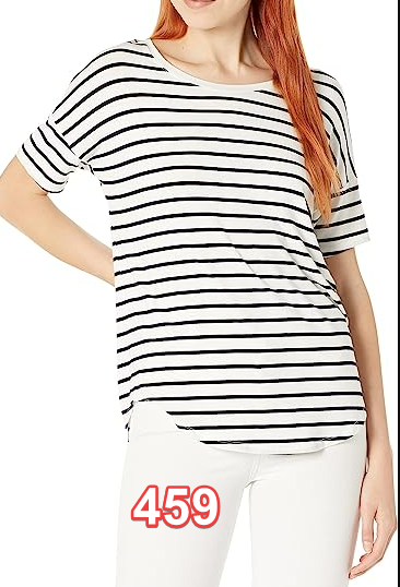 Daily Ritual Womens Relaxed-Fit Short-Sleeve Drop-Shoulder Scoopneck T-Shirt XXL
