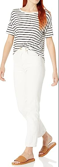 Daily Ritual Womens Relaxed-Fit Short-Sleeve Drop-Shoulder Scoopneck T-Shirt XXL