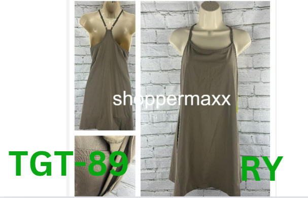 Women's Flex Strappy Exercise Dress - All in Motion, GRAY, XXL