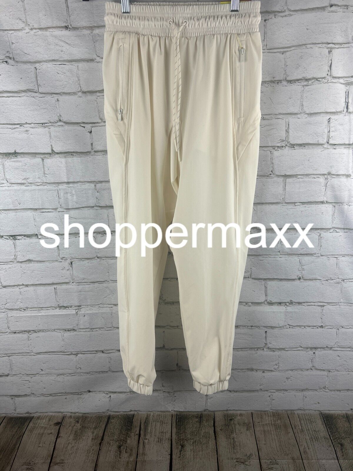Women's Lined Woven Joggers - All in Motion, Cream, XS