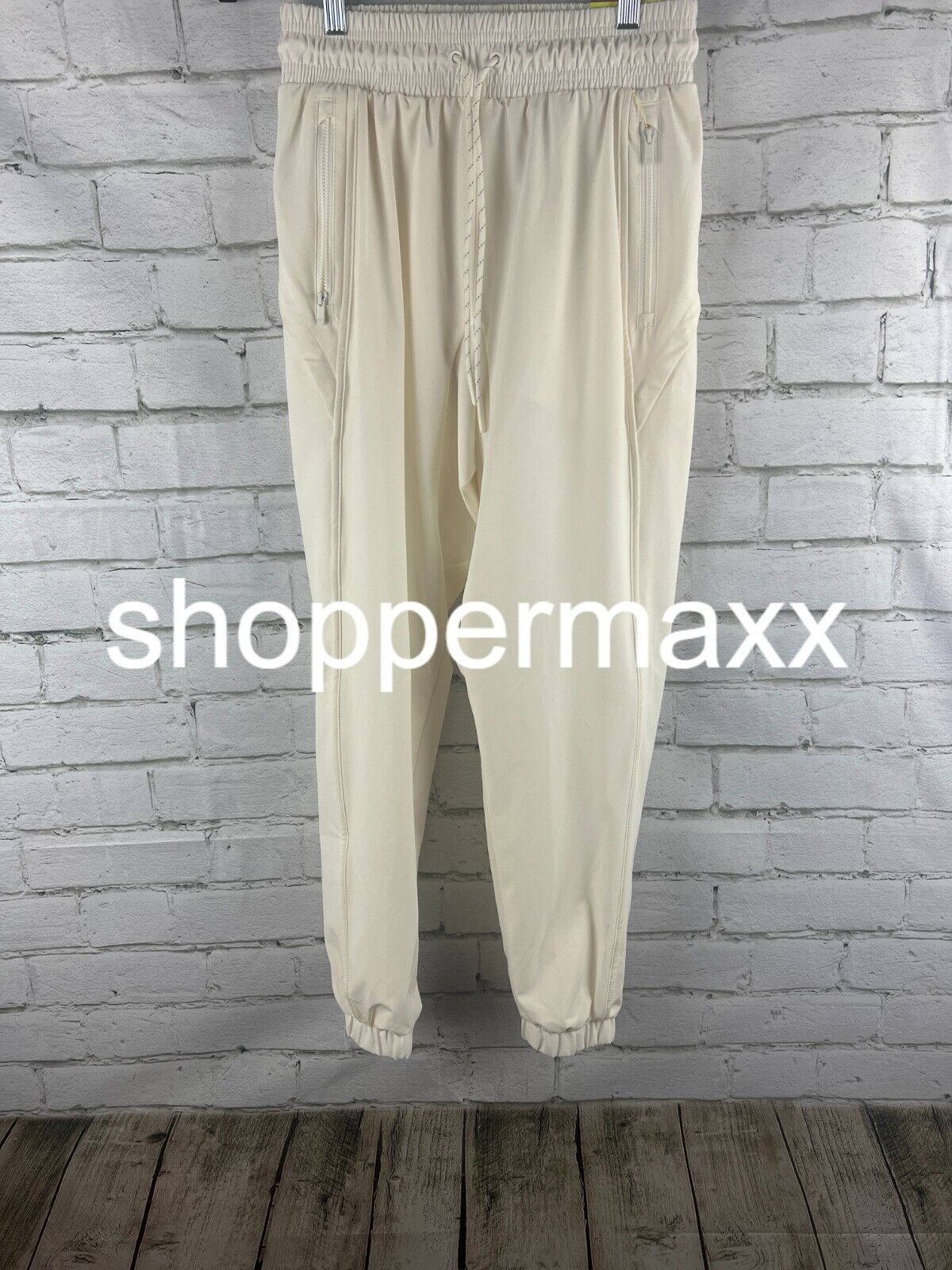 Women's Lined Woven Joggers - All in Motion, Cream, XS