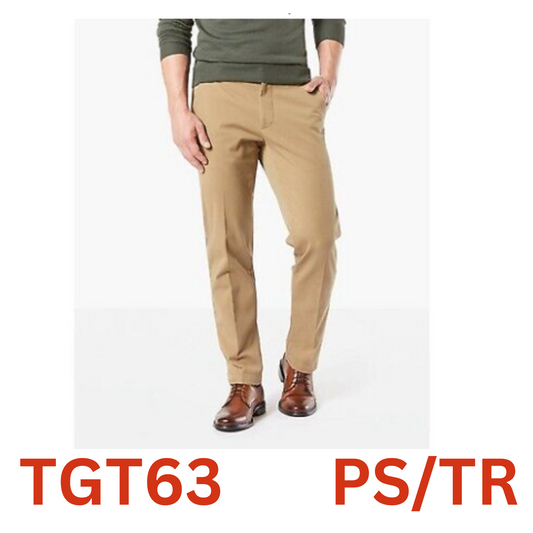 Dockers Men' Straight Fit Smart 360 Flex Workday Chino Pants British Khaki 36x30