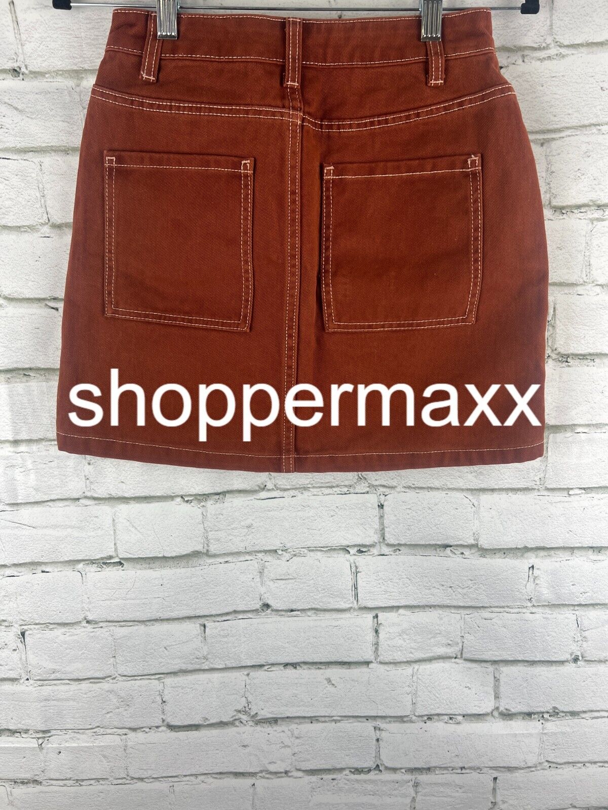 Women's Saddle Wrap Mini Skirt - Future Collective with Reese Blutstein, Rust, 0