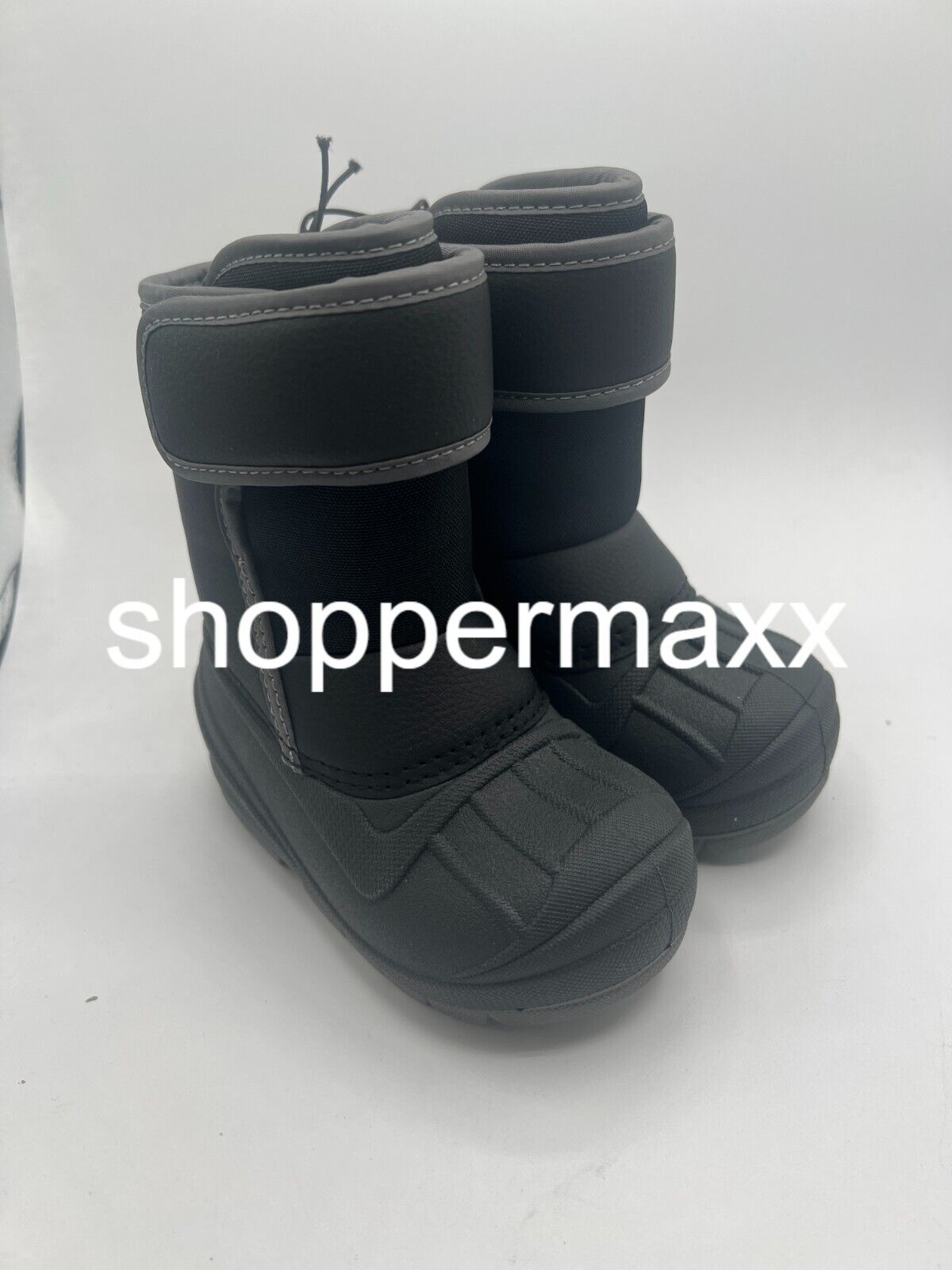 Toddler Boys' Lenny Winter Boots - Cat & Jack, Black, 5T