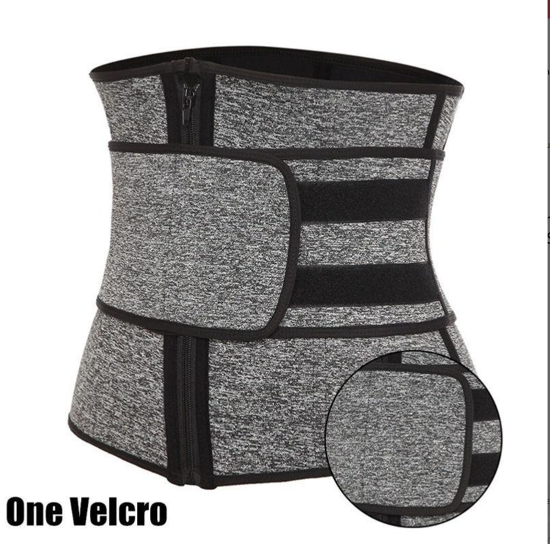 Women Workout Waist Trainer Tummy Slimming Sheath Trimmer Belt Latex Shapewear X
