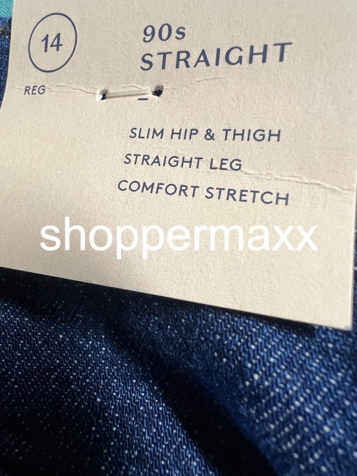 Women's High-Rise 90's Straight Jeans - Universal Thread, Medium Wash, 14