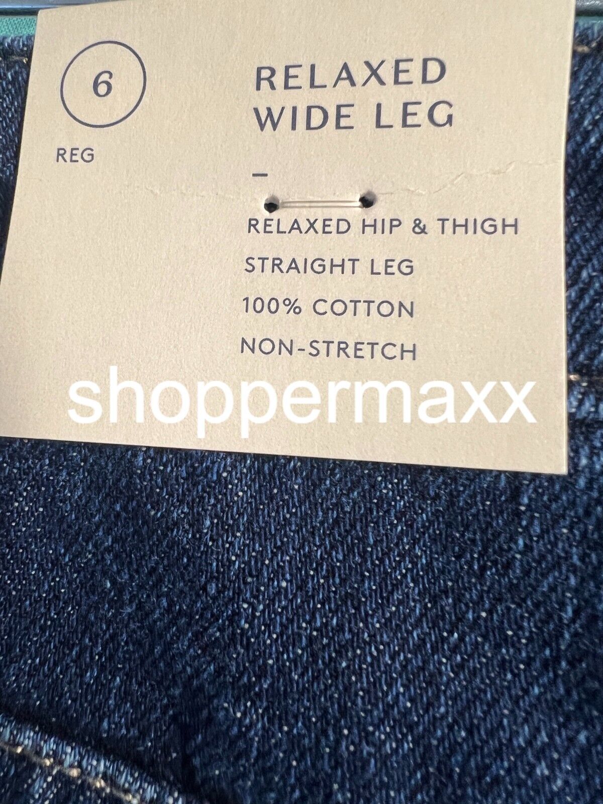 Women's High-Rise Wide Leg Jeans - Universal Thread, Dark Wash, 6