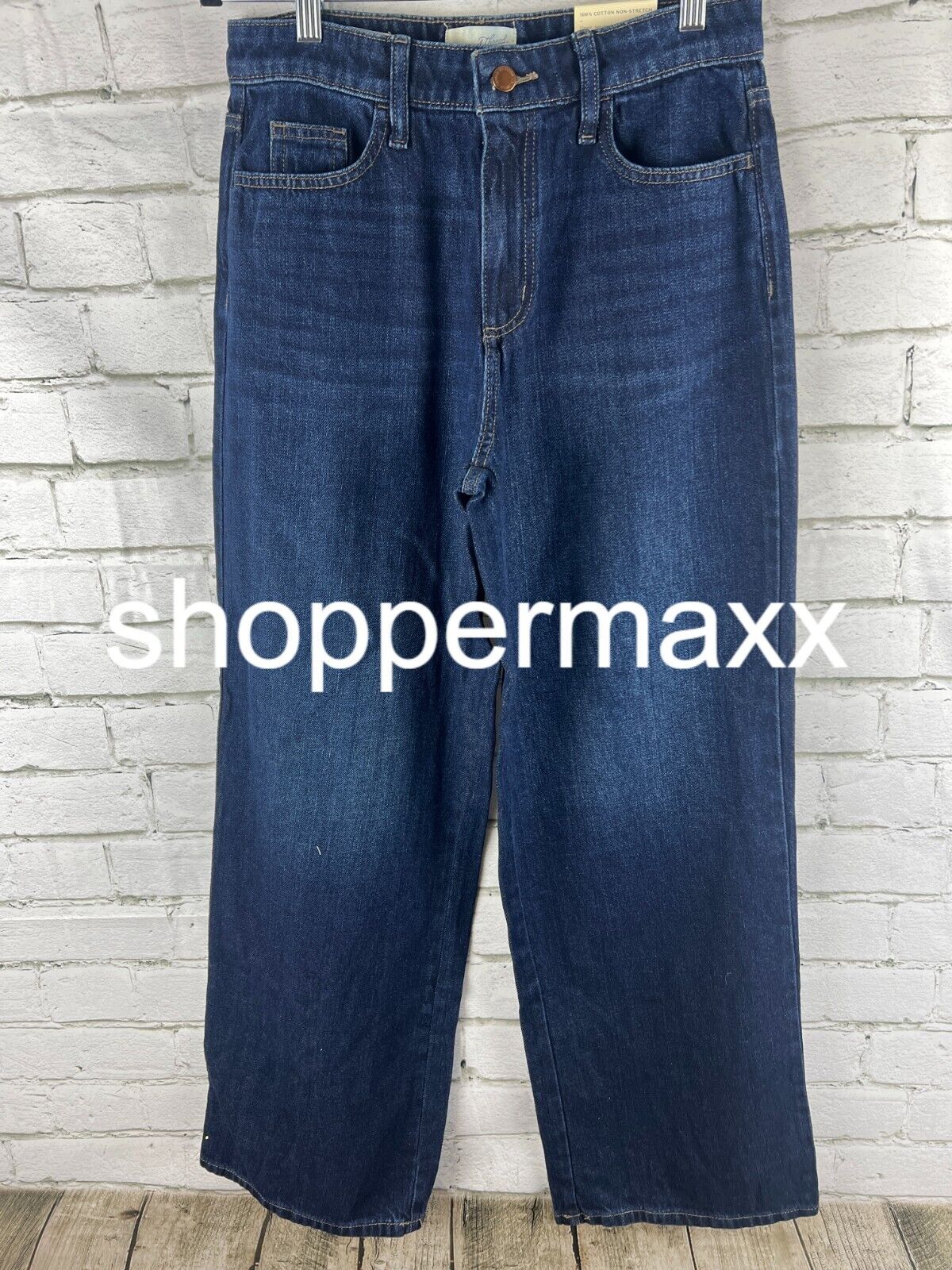 Women's High-Rise Wide Leg Jeans - Universal Thread, Dark Wash, 6
