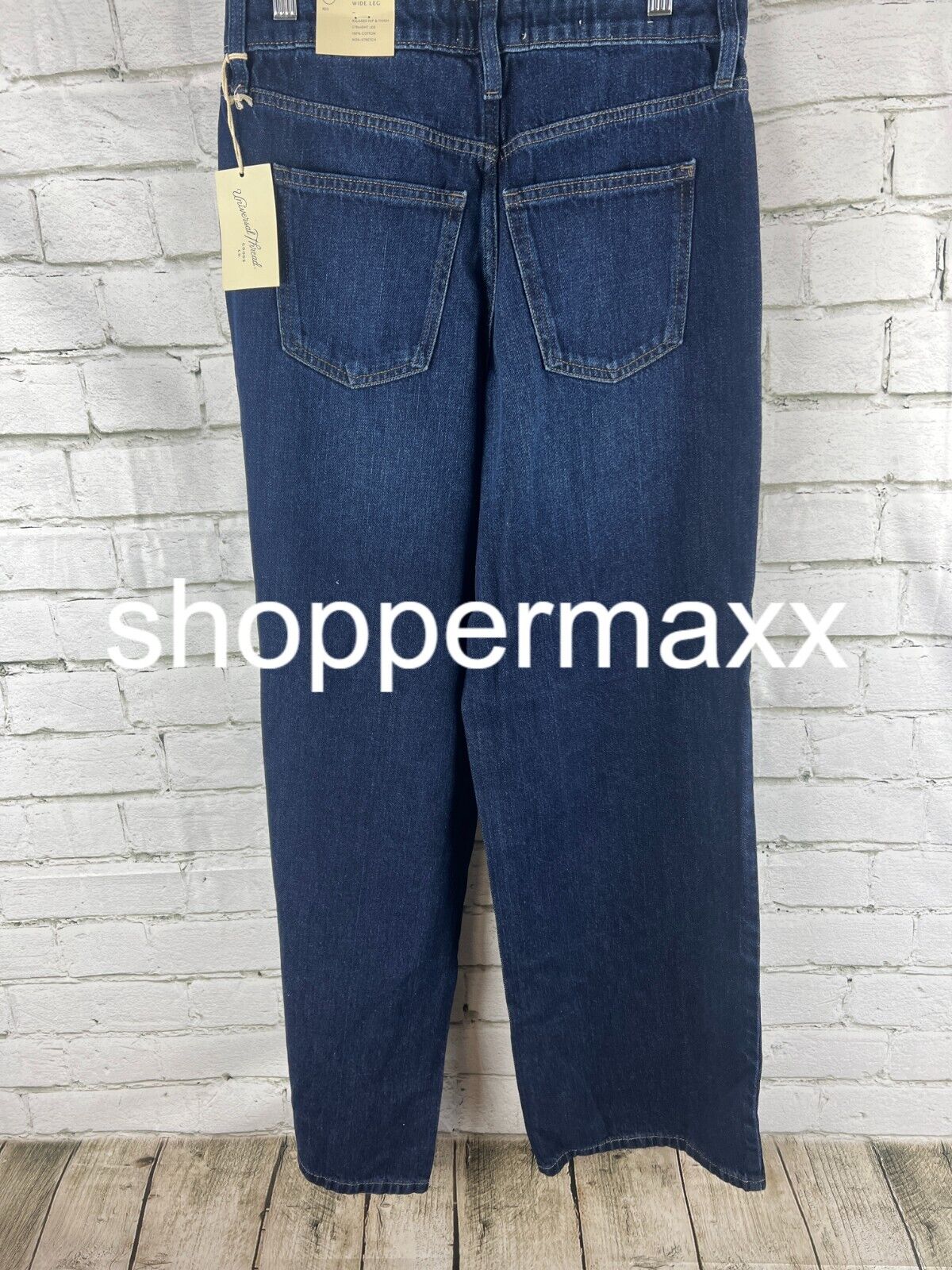 Women's High-Rise Wide Leg Jeans - Universal Thread, Dark Wash, 6