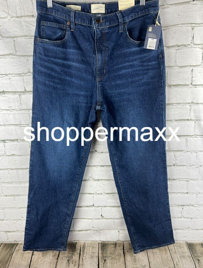 Women's High-Rise 90's Straight Jeans - Universal Thread, Medium Wash, 14
