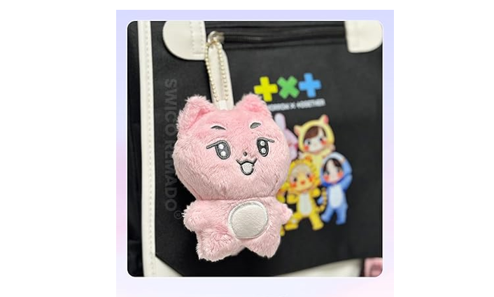 Swico Remado Kpop Merch Keychains Cute Cartoon Keyring Car Key Women, 5'x4"