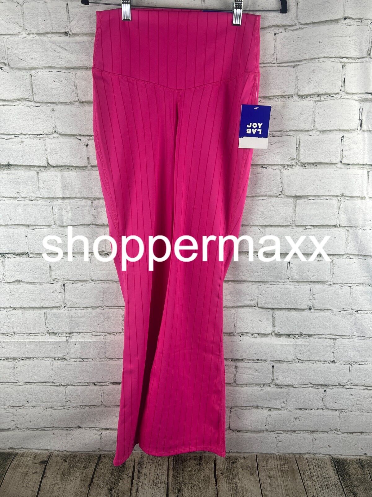 Women's Rib Flare Leggings - JoyLab, Pink, M