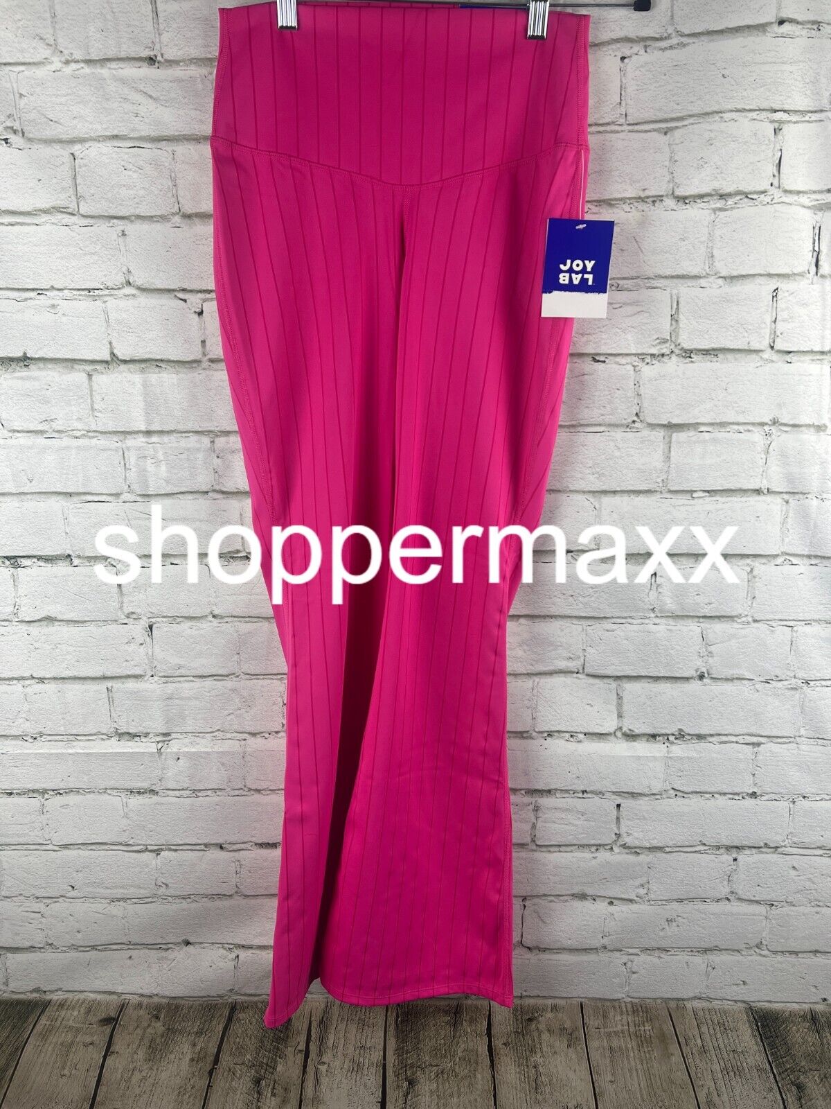 Women's Rib Flare Leggings - JoyLab, Pink, M
