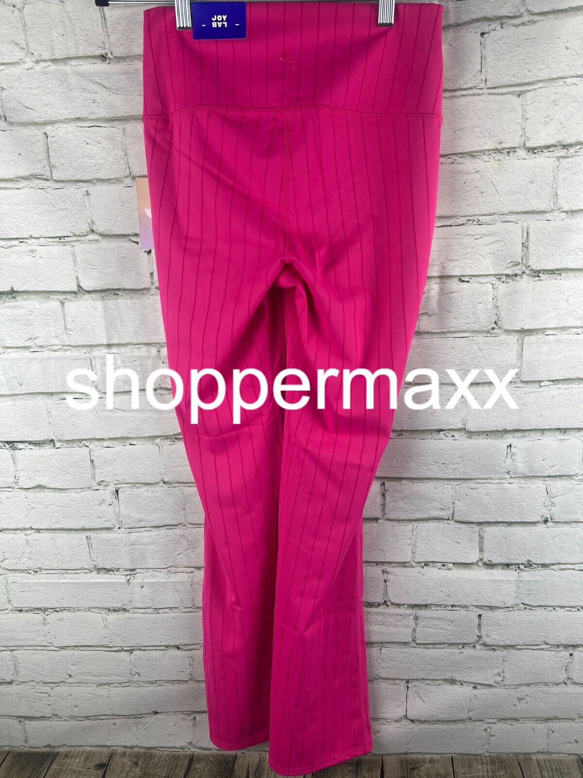 Women's Rib Flare Leggings - JoyLab, Pink, M