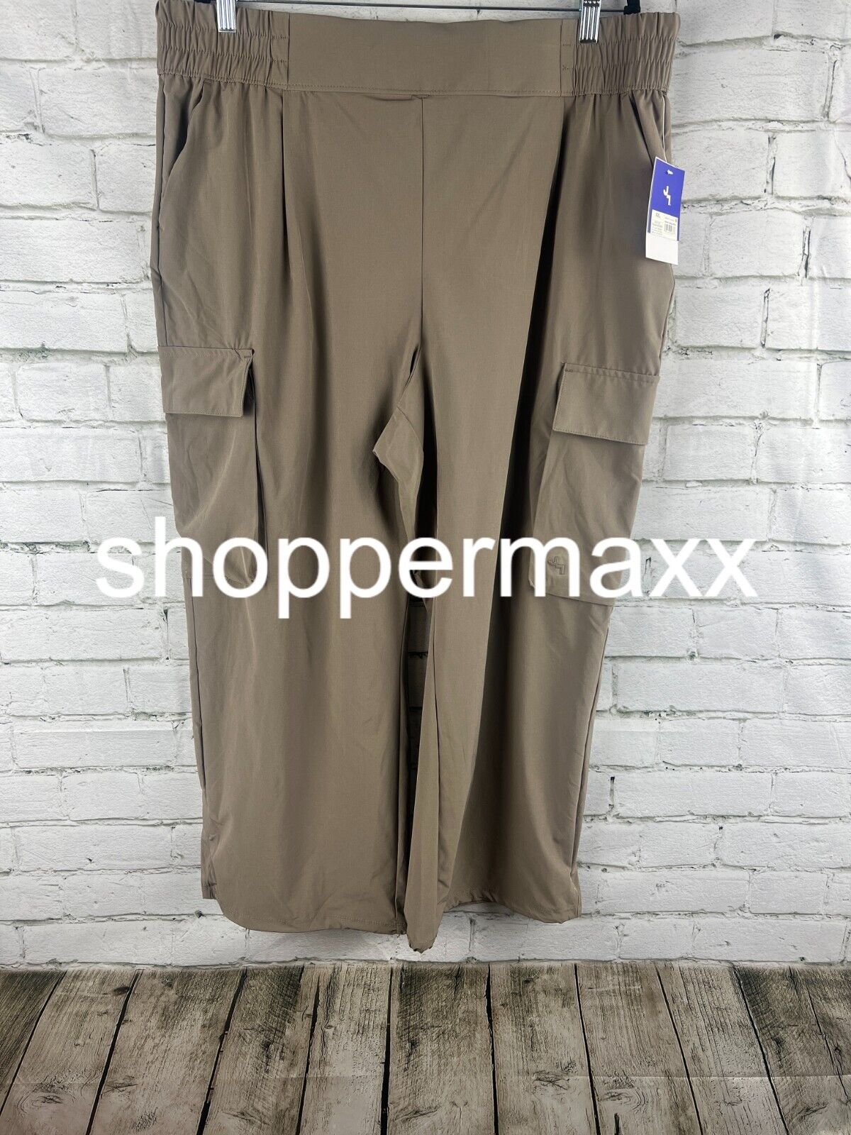 Women's Cinch Hem Woven Cargo Pants - JoyLab, Dark Gray, XXL